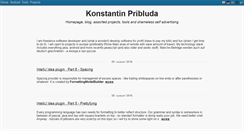 Desktop Screenshot of pribluda.de