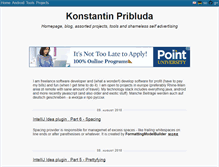 Tablet Screenshot of pribluda.de